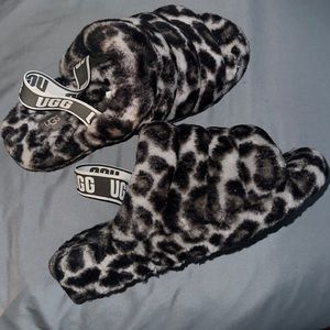 Ugg Fluff Yeah Cheetah Slippers